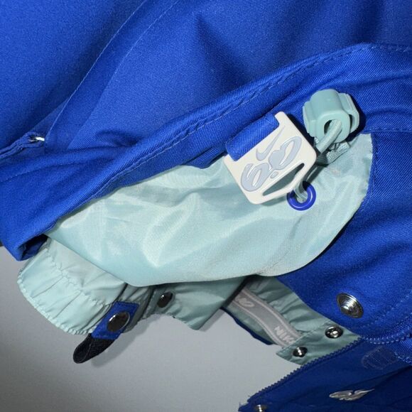 Vintage Y2K Nike 6.0 Snowboard Ski Skate Jacket Parka Coat Women XL Blue Dunk - Picture 15 of 15